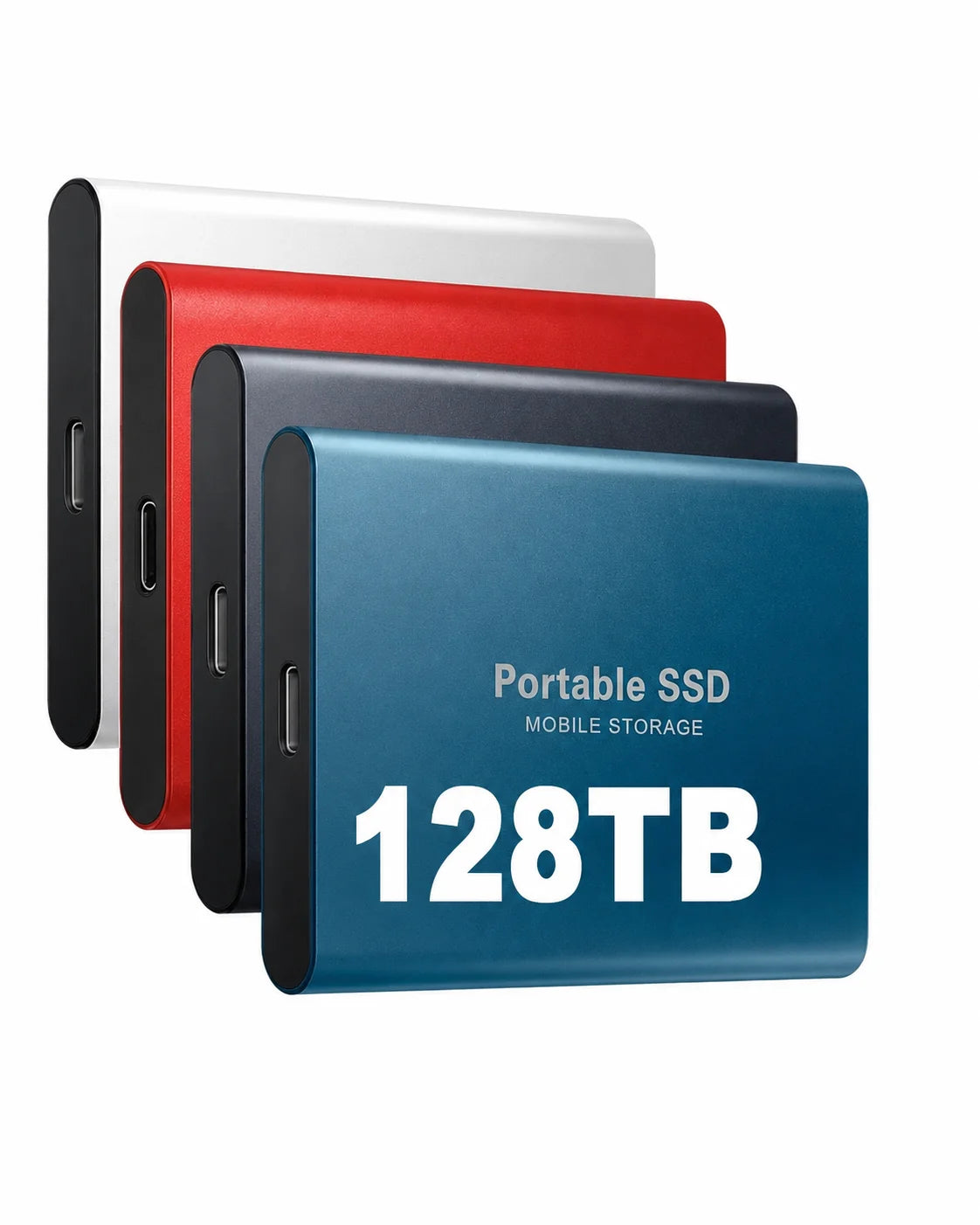 External SSD 128TB Shock-Resistant Up to 540 MB/s