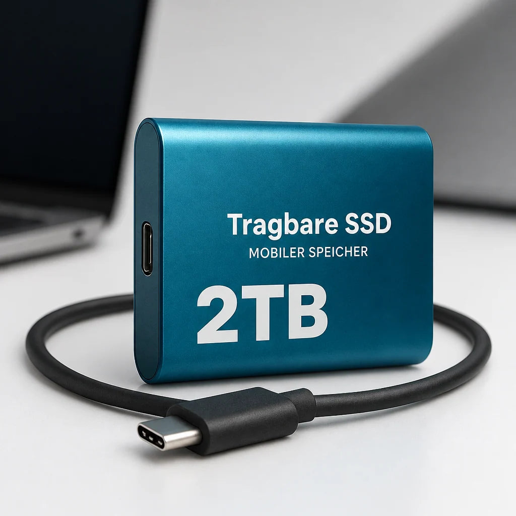 External SSD 2 TB USB-C Up to 1050 MB/s
