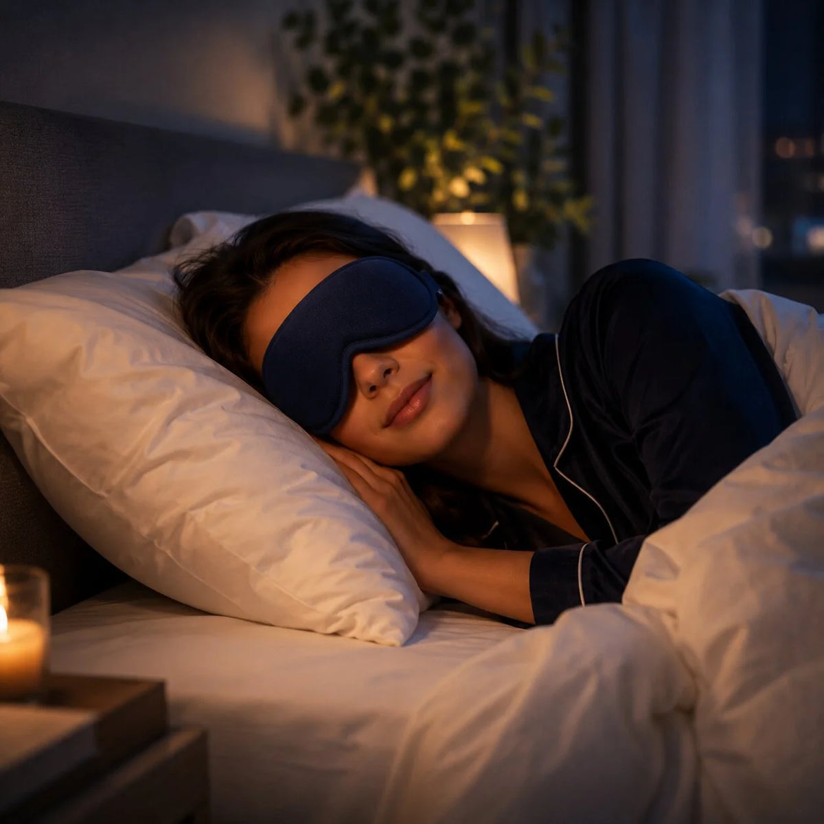 Eye Mask Heated Vibration Massage USB-C Powered