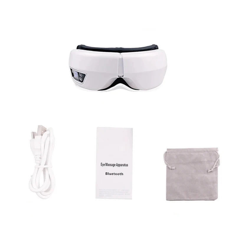 Eye Massager Heat & Air Pressure Bluetooth Music Foldable