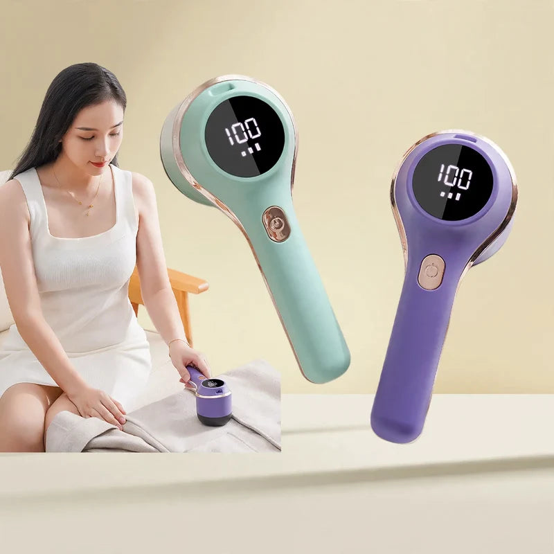 Fabric Shaver Cordless Rechargeable Digital Battery Display