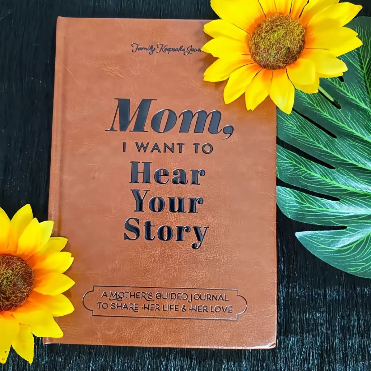 Family Journal Guided Prompts Hardcover Acid-Free Archival Paper