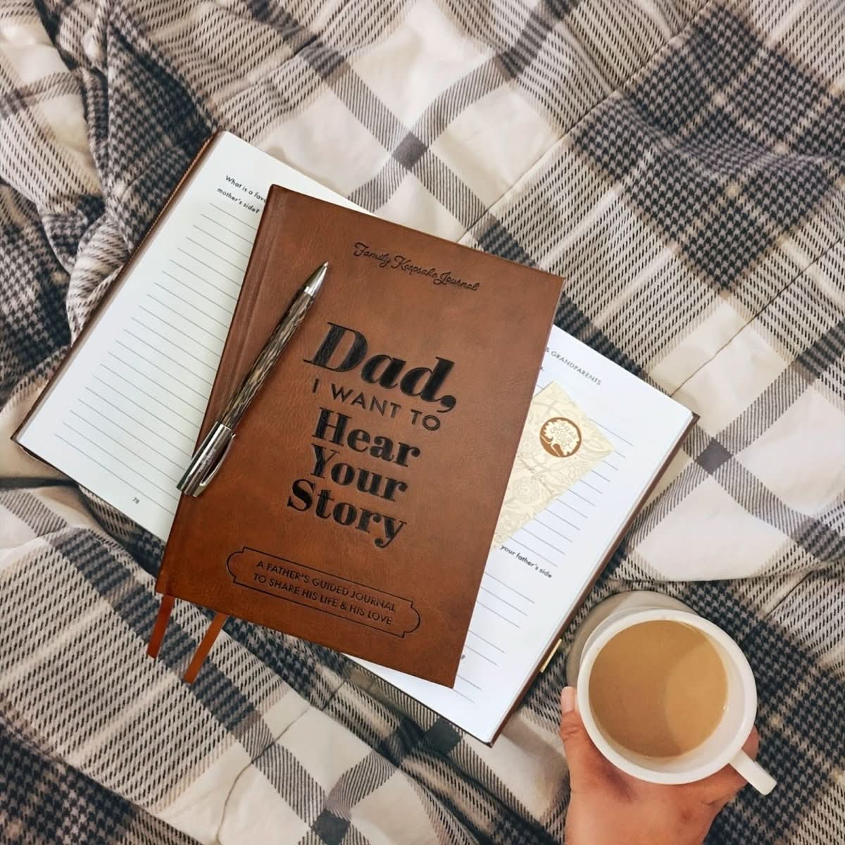 Family Journal Guided Prompts Hardcover Acid-Free Archival Paper