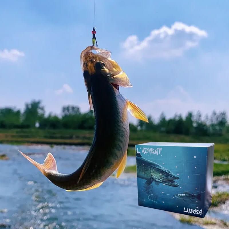 Fishing Advent Calendar 24 Lures Freshwater & Saltwater