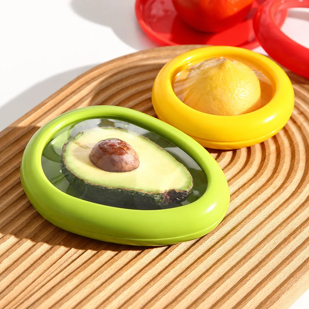 Food Storage Covers Silicone Airtight Reusable Set of 4