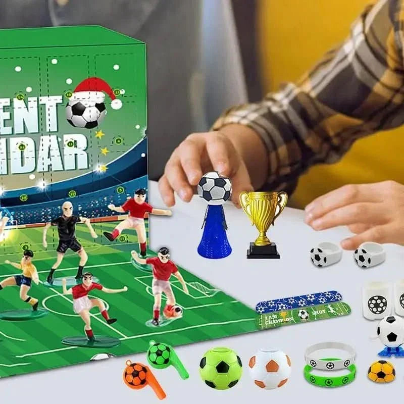 Football Advent Calendar 24-Piece Stadium Building Set