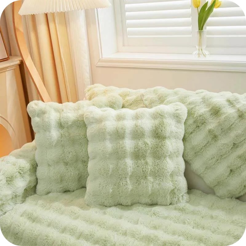 Furniture Cover Plush Non-Slip Scratch-Resistant
