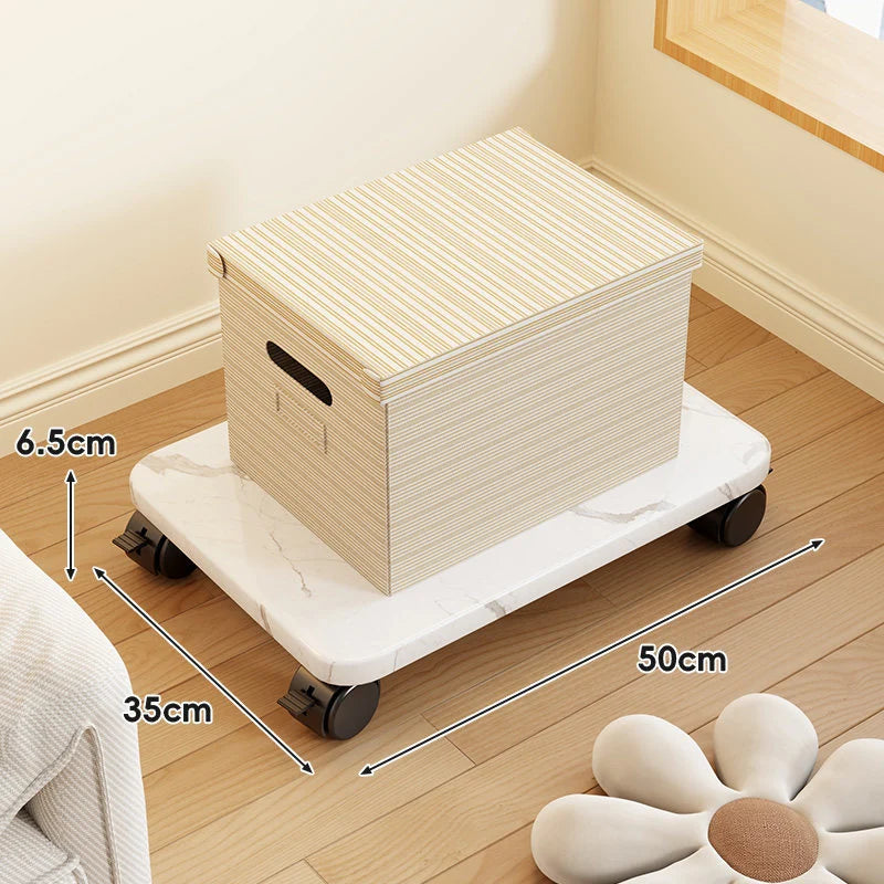 Furniture Dolly Low-Profile Locking Swivel Casters Non-Slip Surface