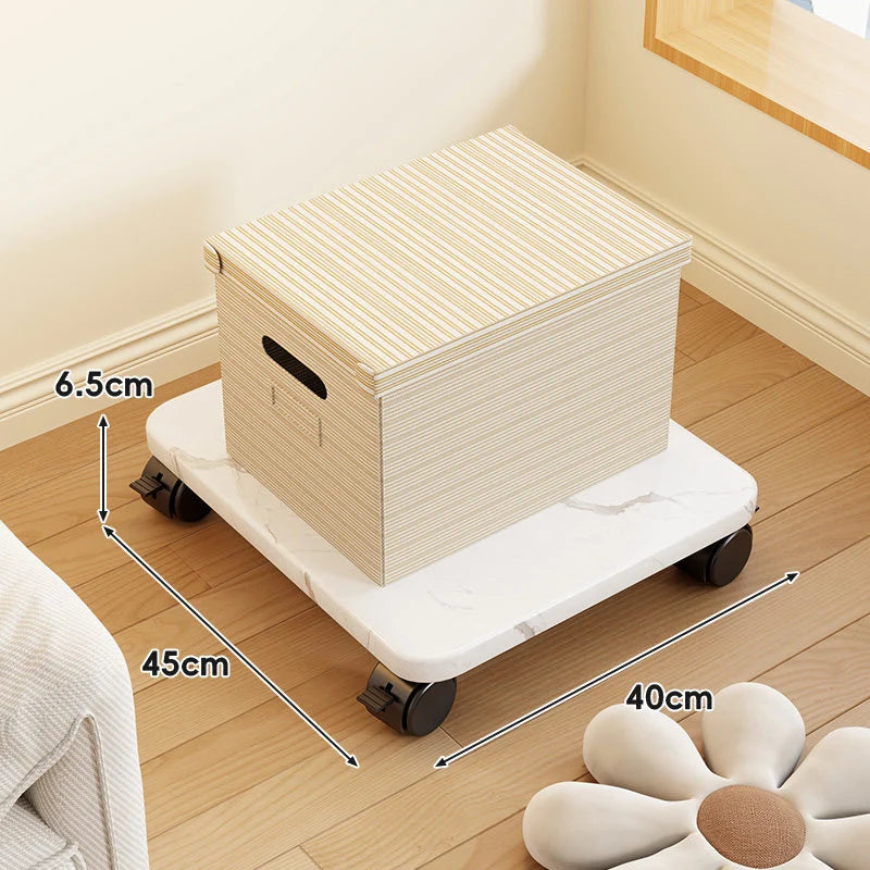 Furniture Dolly Low-Profile Locking Swivel Casters Non-Slip Surface