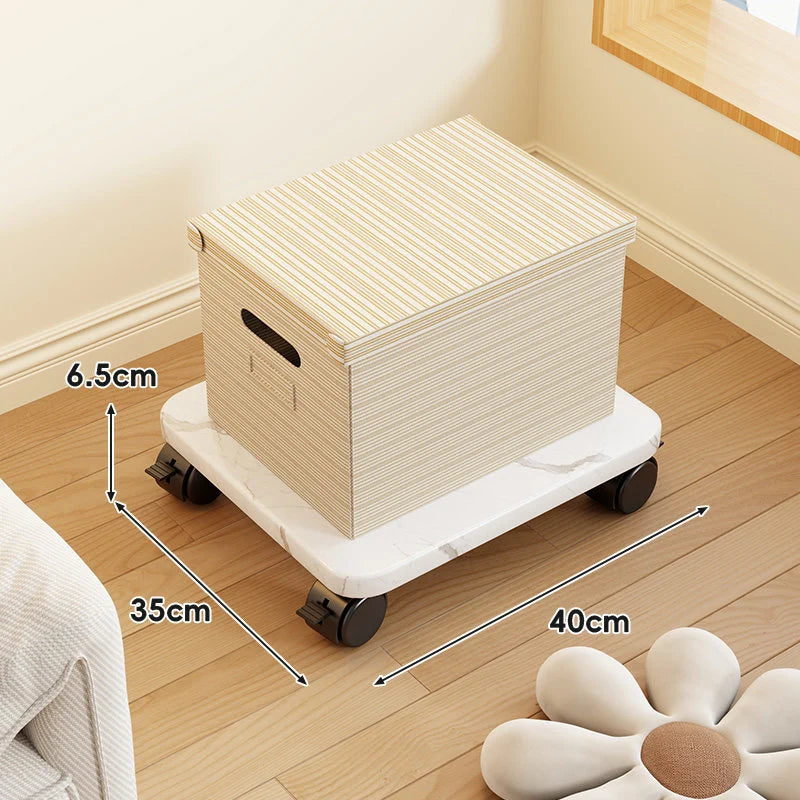 Furniture Dolly Low-Profile Locking Swivel Casters Non-Slip Surface
