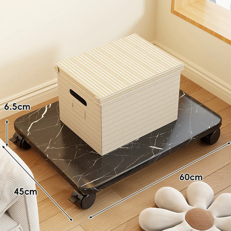 Furniture Dolly Low-Profile Locking Swivel Casters Non-Slip Surface