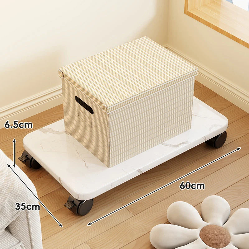 Furniture Dolly Low-Profile Locking Swivel Casters Non-Slip Surface