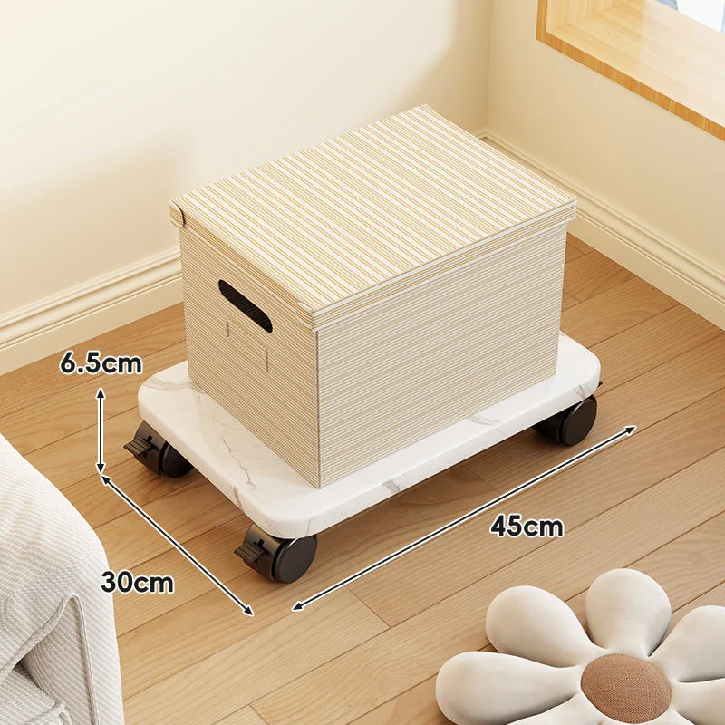 Furniture Dolly Low-Profile Locking Swivel Casters Non-Slip Surface