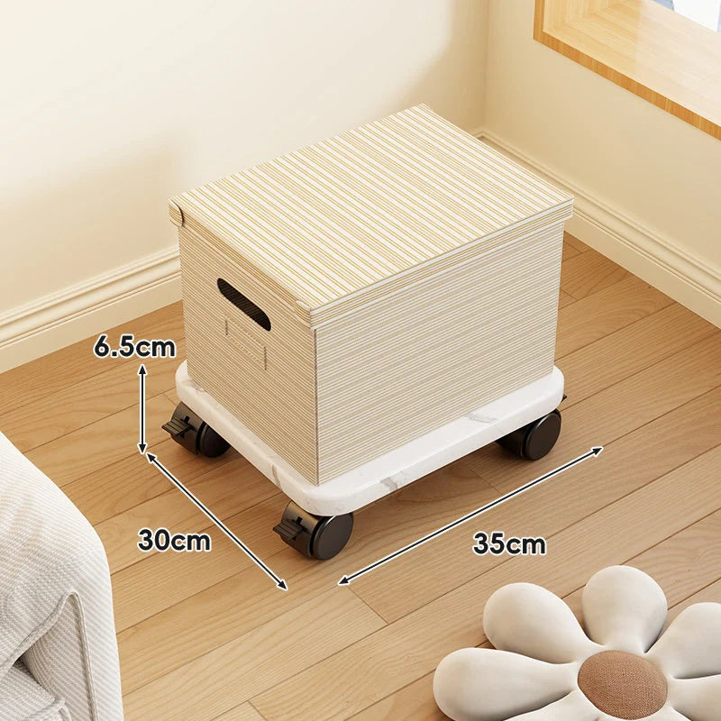 Furniture Dolly Low-Profile Locking Swivel Casters Non-Slip Surface