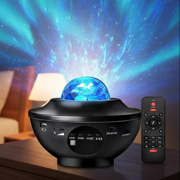 Galaxy Projector Bluetooth Speaker Rechargeable With Remote Control