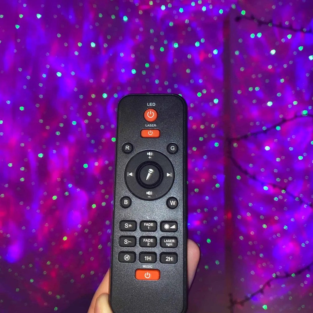 Galaxy Projector Bluetooth Speaker Rechargeable With Remote Control