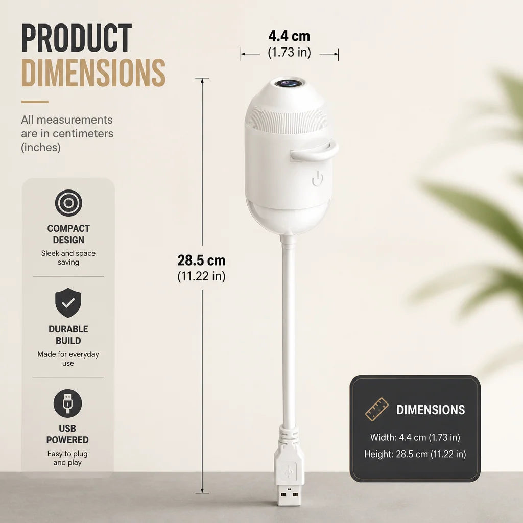 Galaxy Projector Star & Aurora Effects Dimmable USB Powered