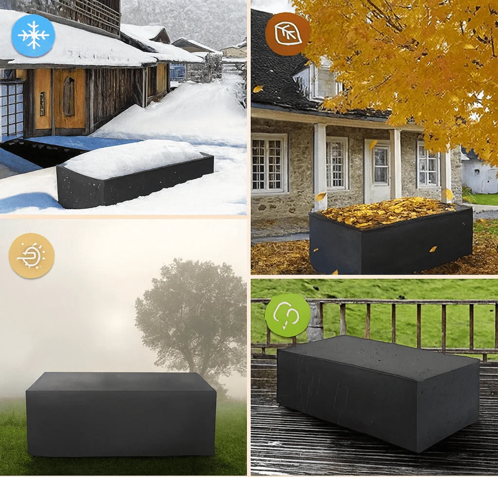 Garden Furniture Cover Water-Repellent Polyester UV-Resistant