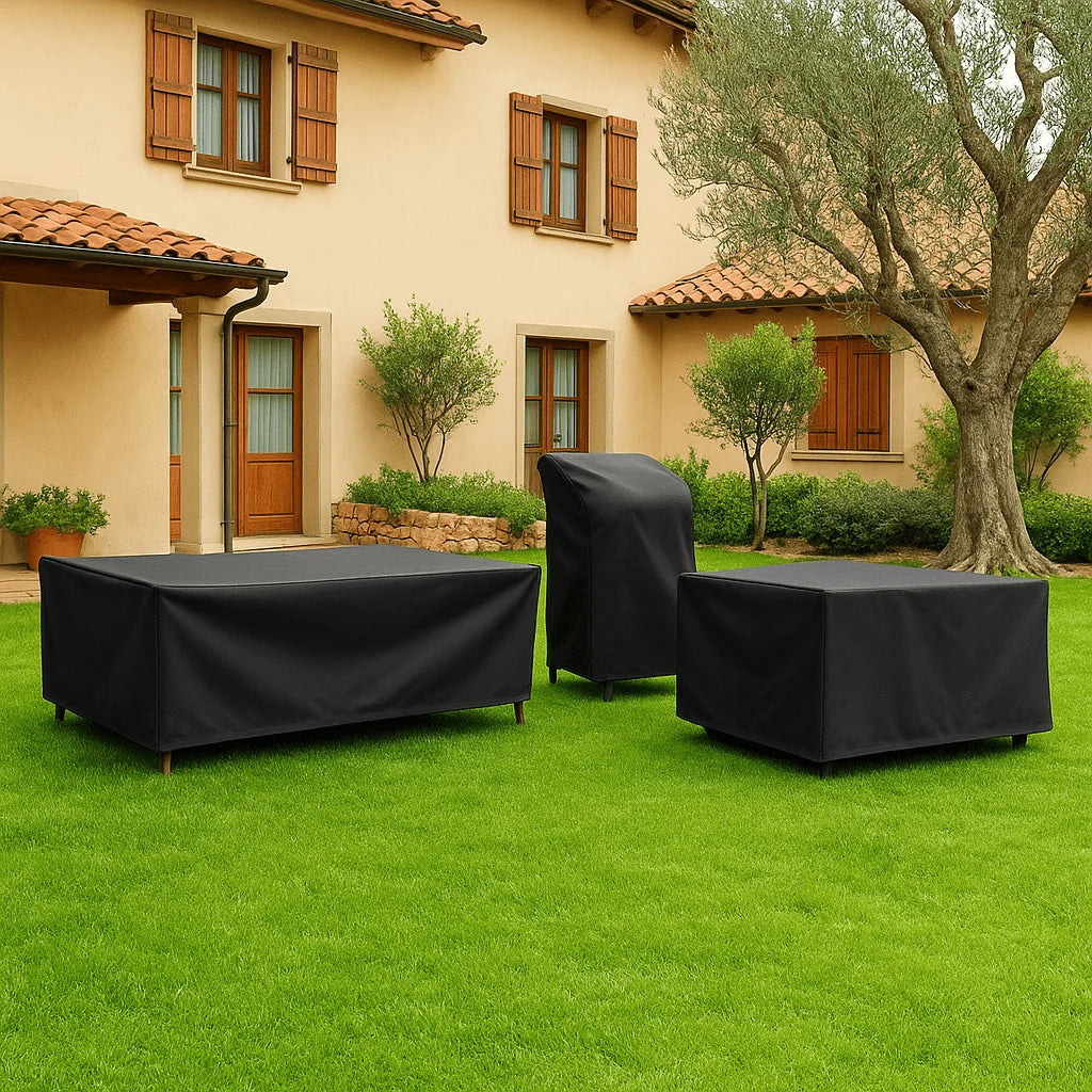 Garden Furniture Cover Water-Repellent Polyester UV-Resistant