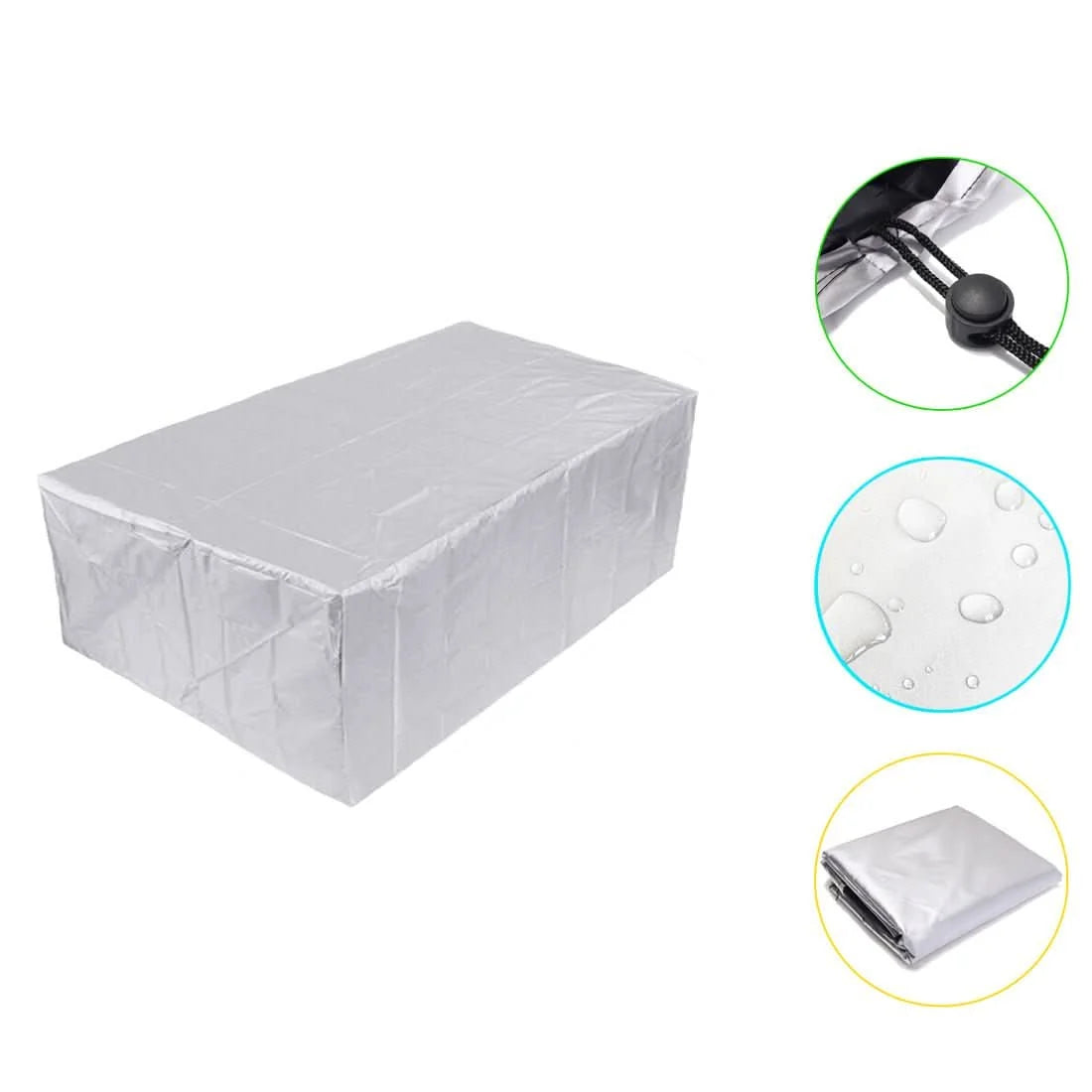 Garden Furniture Cover Water-Repellent Polyester UV-Resistant