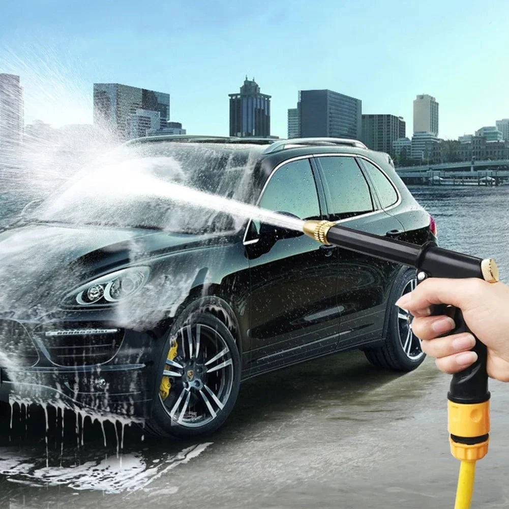 Garden Hose Nozzle Adjustable High-Pressure Spray Ergonomic Grip