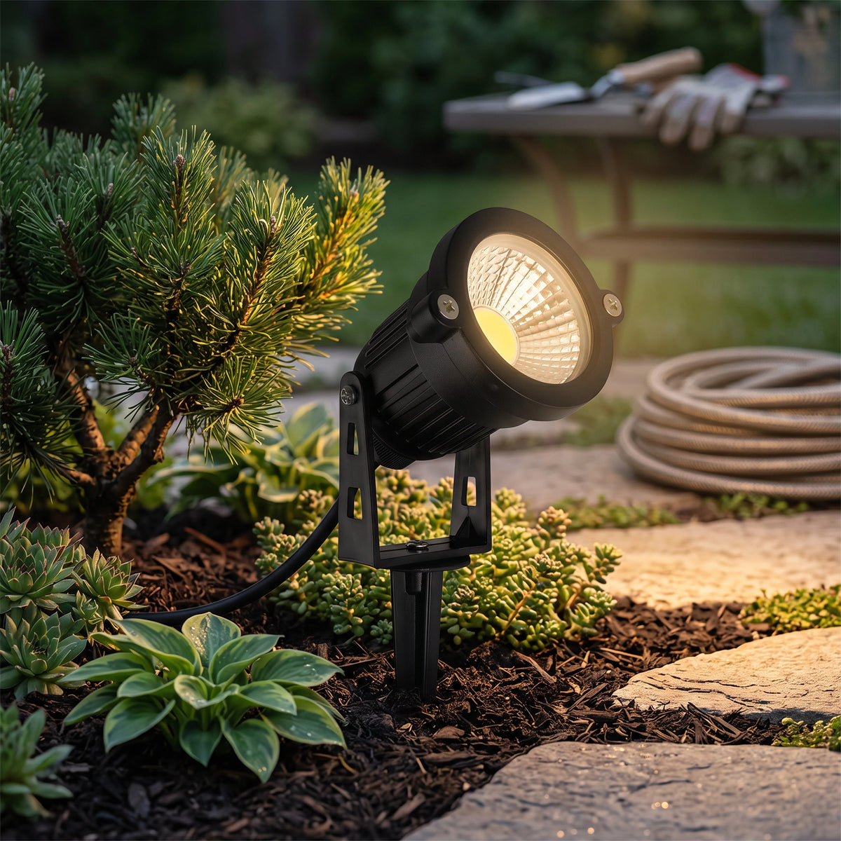 Garden Spotlights LED 10-Pack Adjustable Weather-Resistant