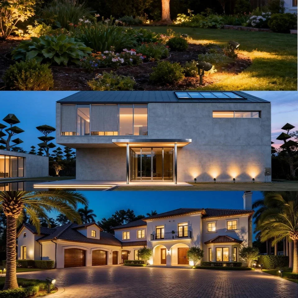 Garden Spotlights LED 10-Pack Adjustable Weather-Resistant