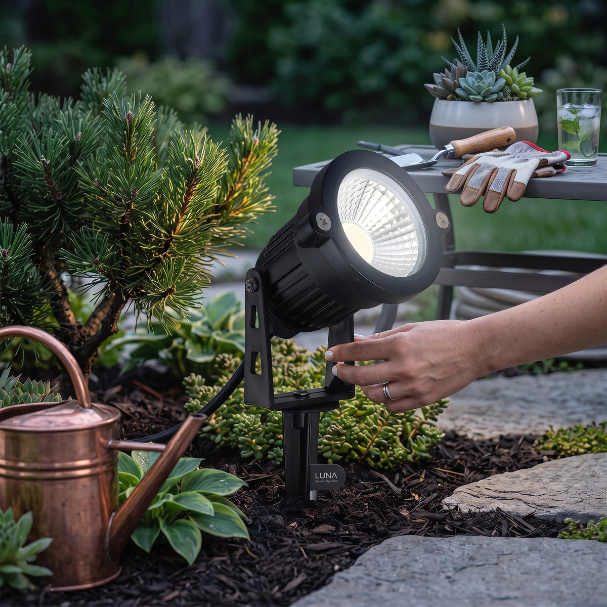 Garden Spotlights LED 10-Pack Adjustable Weather-Resistant