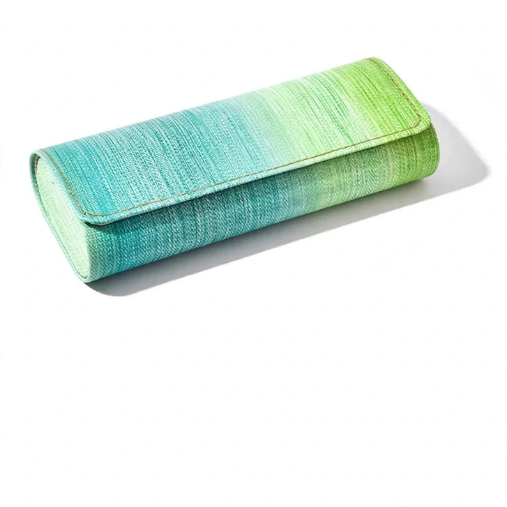 Glasses Case Soft Fabric Magnetic Closure Gradient Design