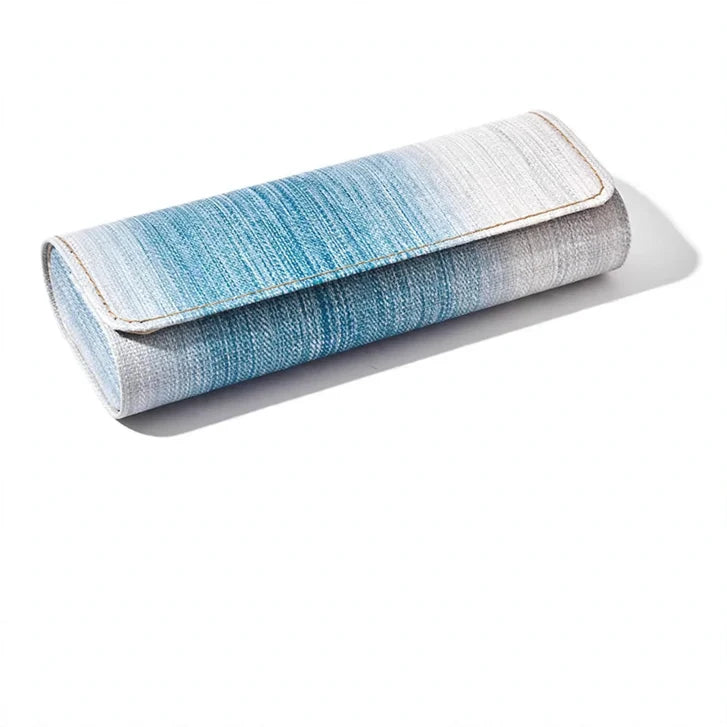 Glasses Case Soft Fabric Magnetic Closure Gradient Design