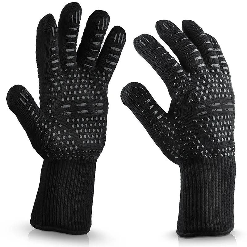Grill Gloves Aramid Heat-Resistant Non-Slip Grip