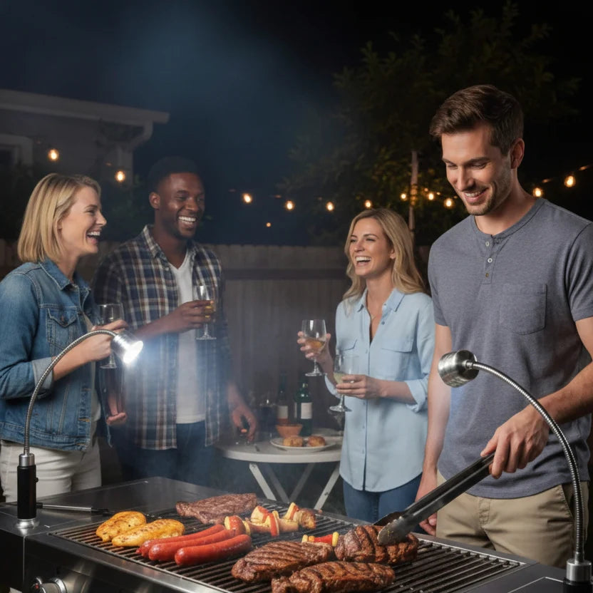 Grill Light Adjustable LED Magnetic Base Flexible Gooseneck