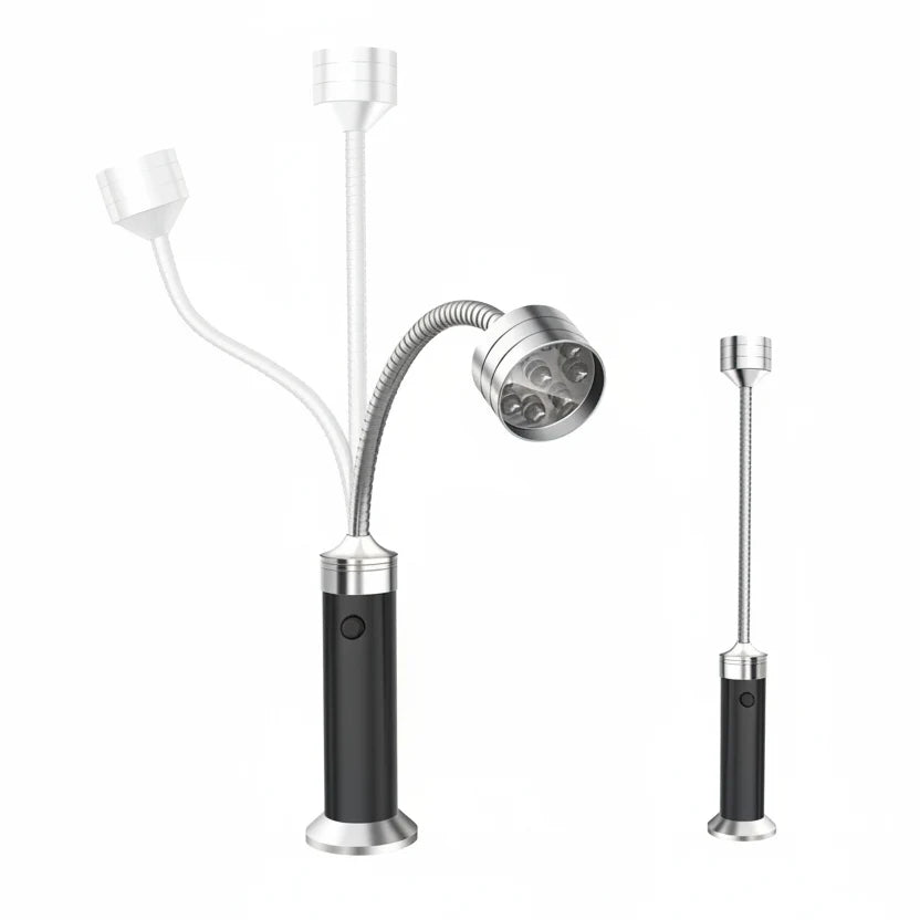 Grill Light Adjustable LED Magnetic Base Flexible Gooseneck