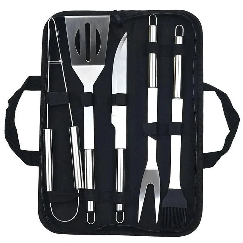 Grill Tool Set Stainless Steel With Carrying Bag