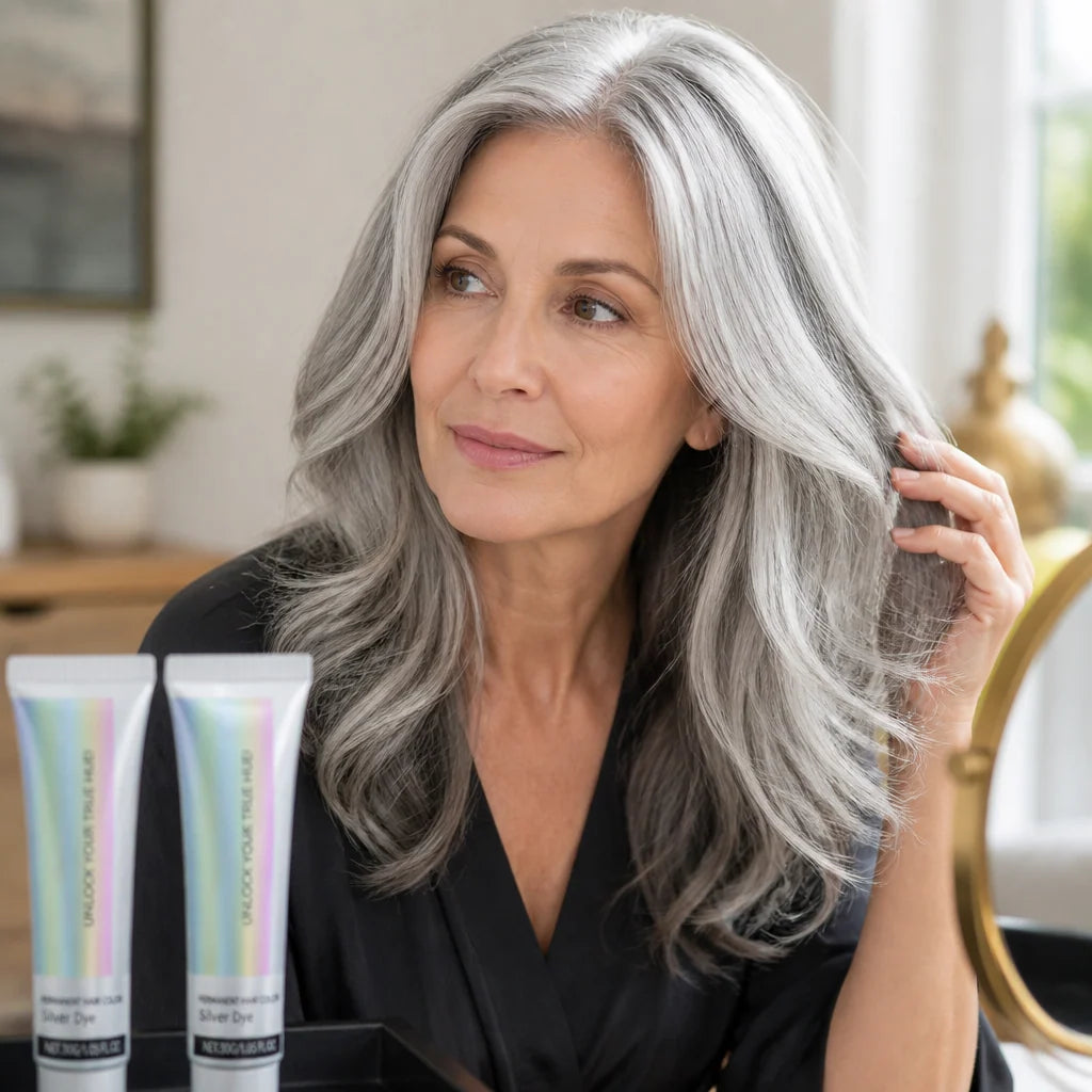 Hair Color Buildable Silver Ammonia-Free Sulfate-Free Paraben-Free