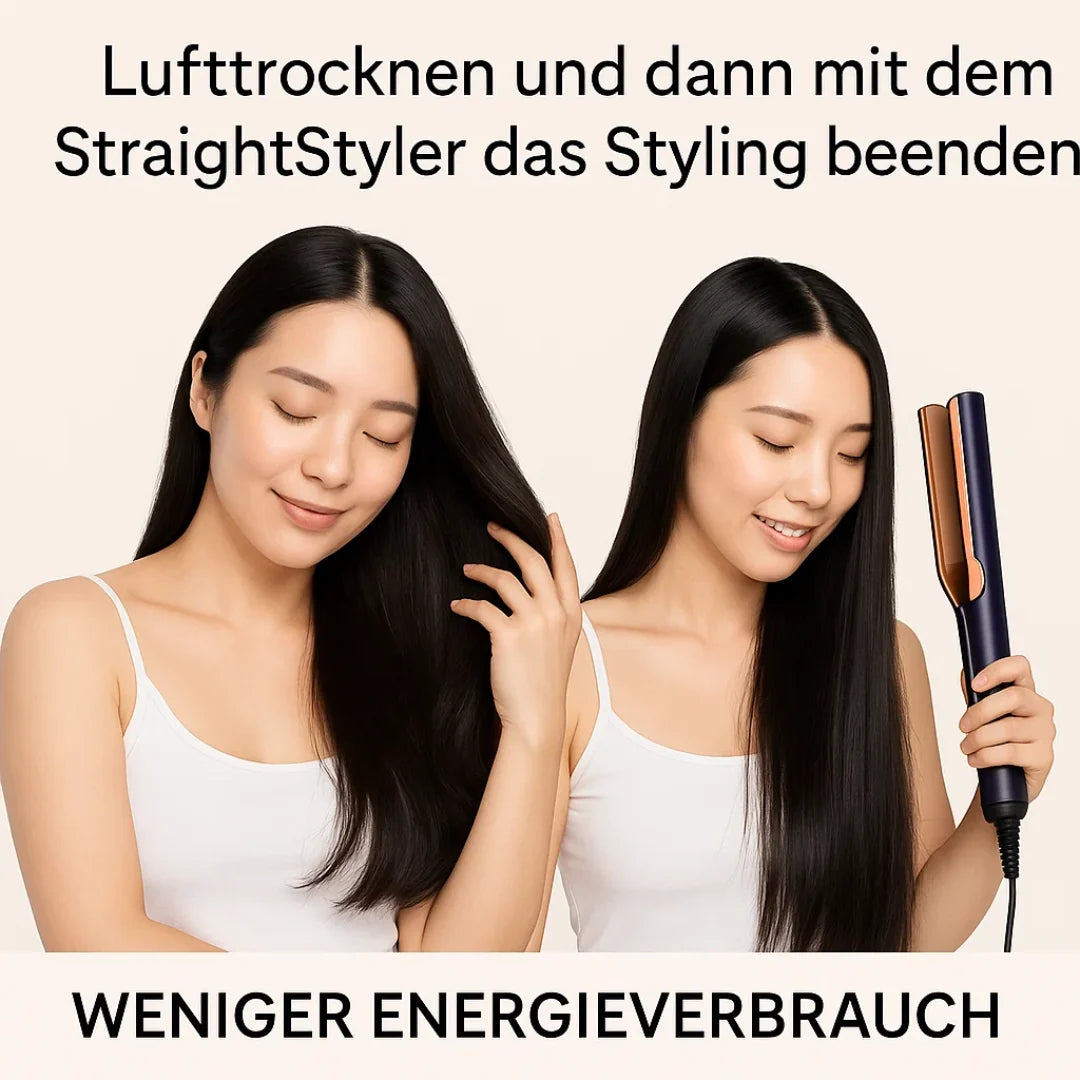 Hair Dryer Straightener 2-in-1 Adjustable Heat & Cool Air