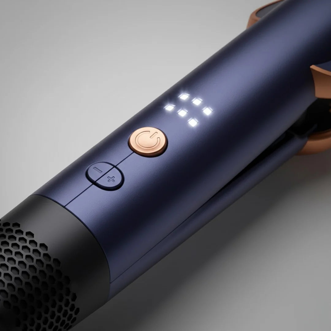 Hair Dryer Straightener 2-in-1 Adjustable Heat & Cool Air
