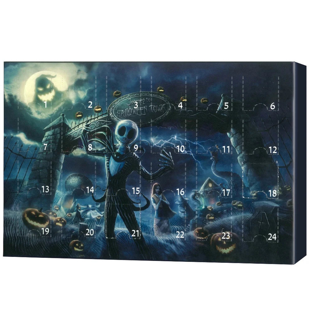 Halloween Advent Calendar 24 Surprise Figures Plastic