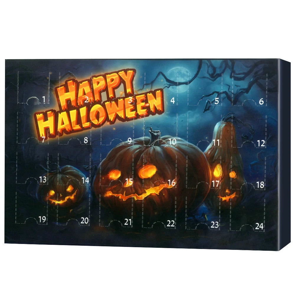 Halloween Advent Calendar 24 Surprise Figures Plastic