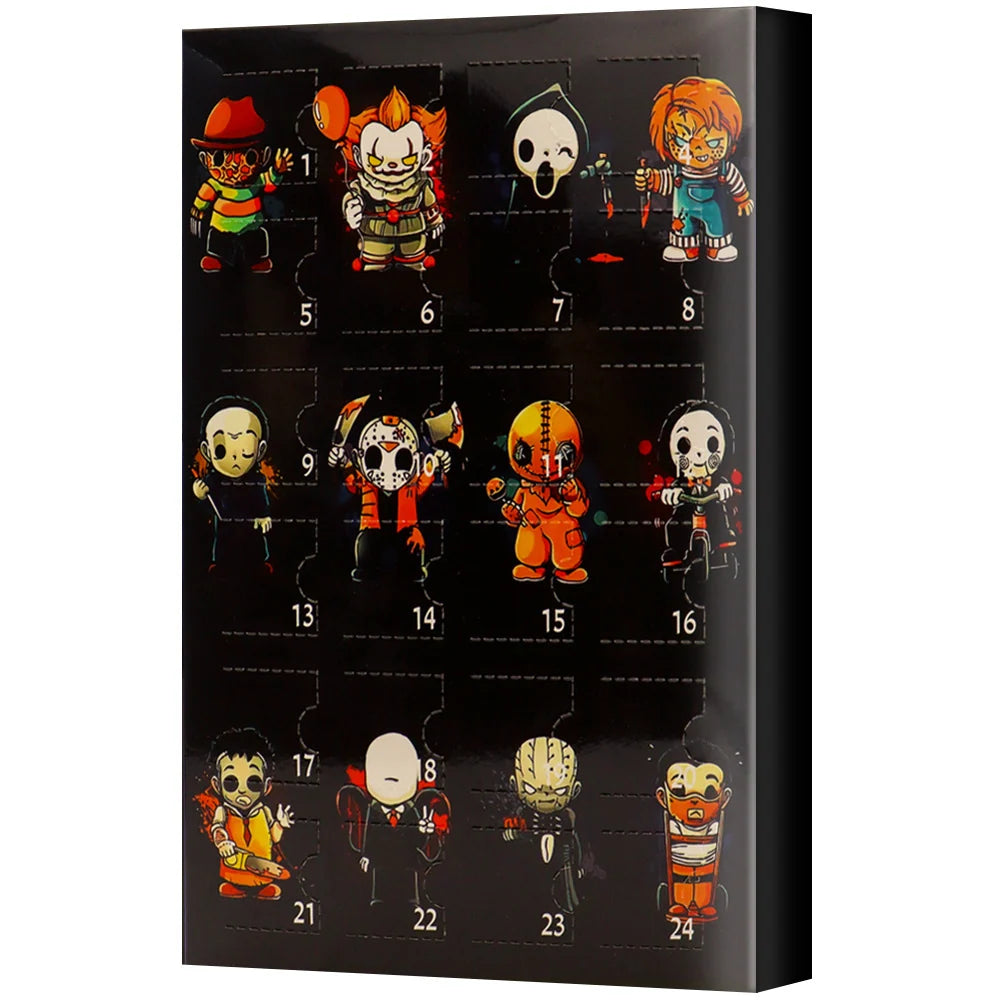Halloween Advent Calendar 24 Surprise Figures Plastic