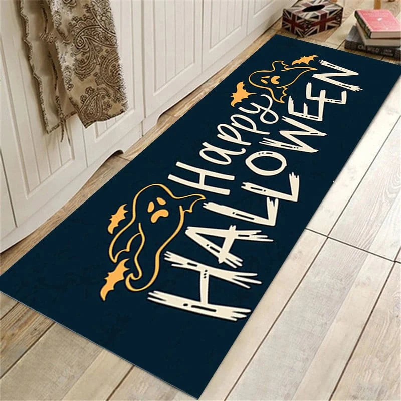 Halloween Bath Mat Absorbent Non-Slip Machine Washable