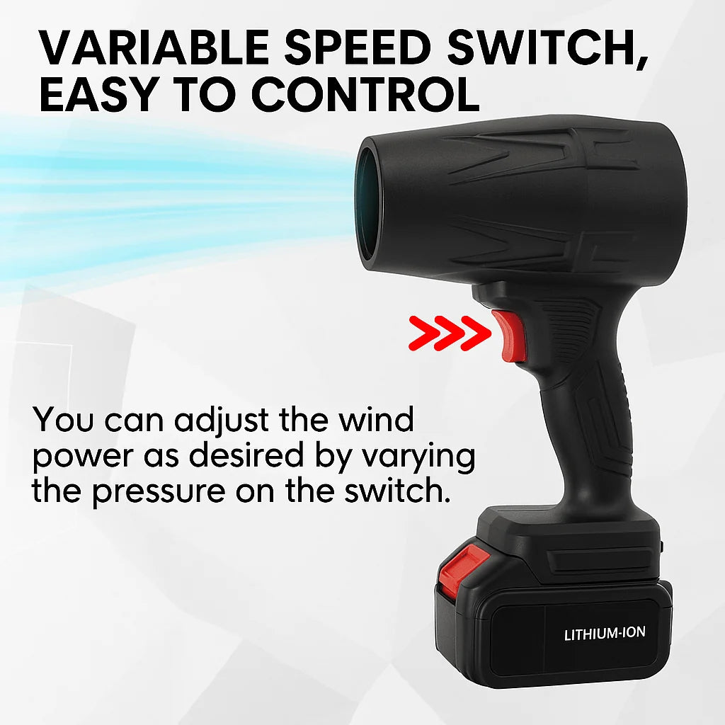 Handheld Air Blower 1050W Adjustable Airflow With Attachments