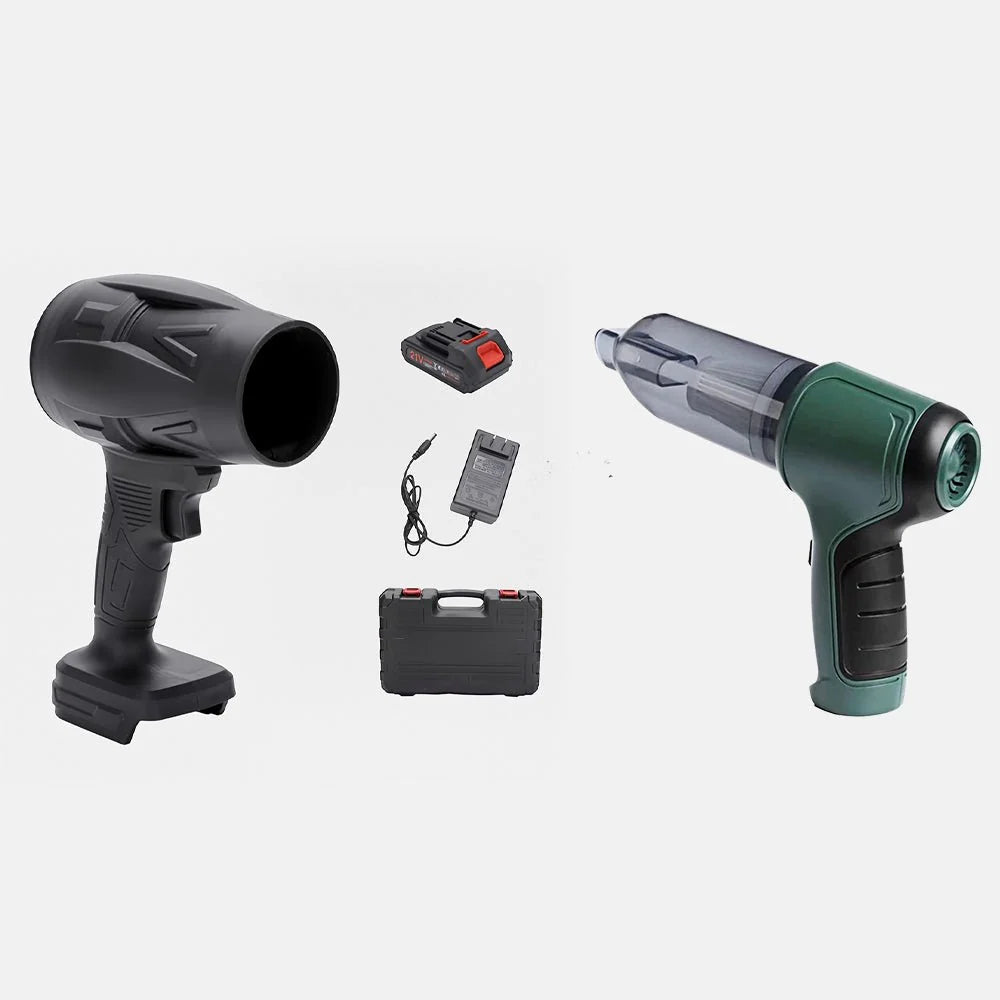 Handheld Air Blower 1050W Adjustable Airflow With Attachments