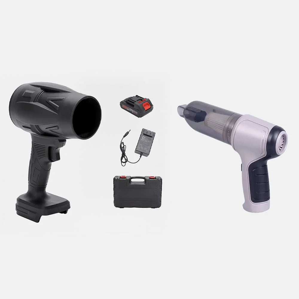 Handheld Air Blower 1050W Adjustable Airflow With Attachments