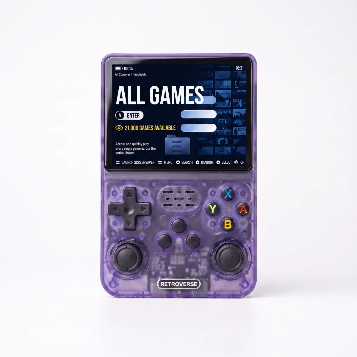 Handheld Game Console Retro Portable 64GB Storage