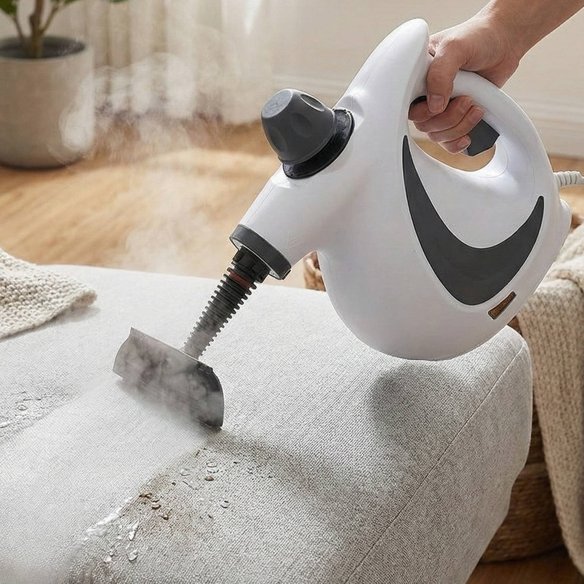Handheld Steam Cleaner High-Pressure Chemical-Free 4 Attachments