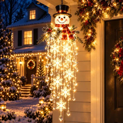 Hanging Christmas Lights Cascading LED Crystal Accents