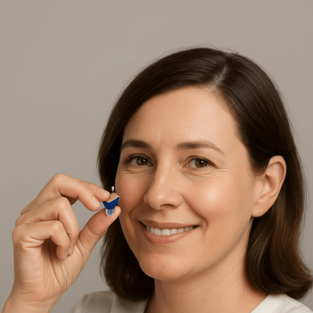 Hearing Aids Discreet In-Ear Rechargeable 3-Day Battery