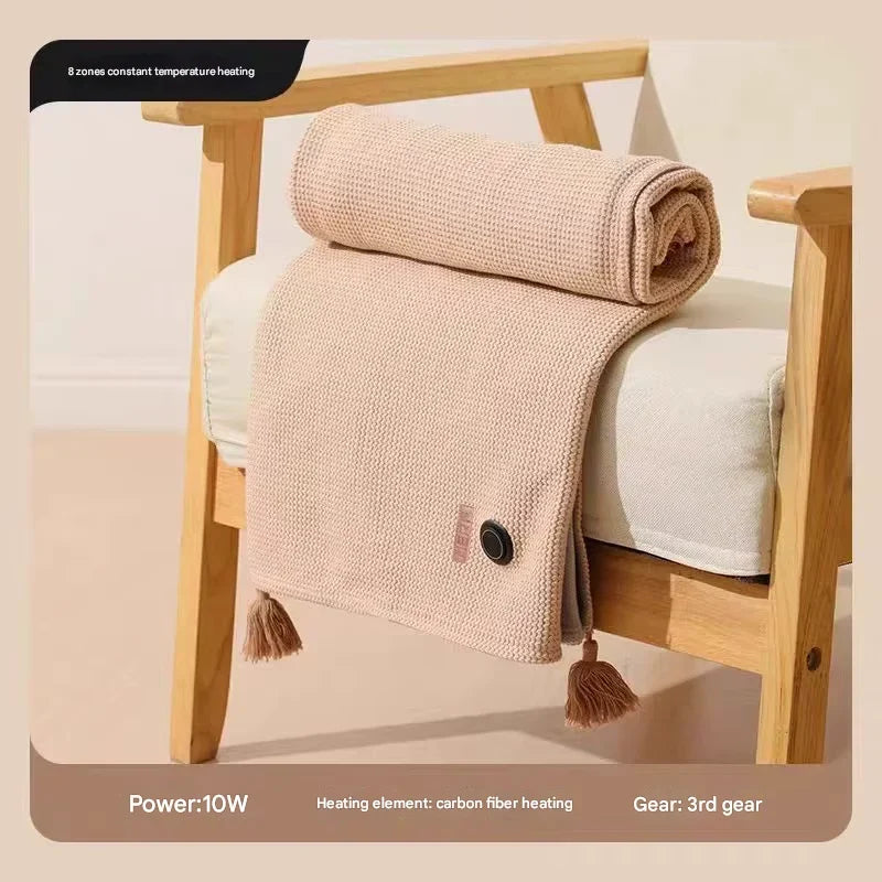 Heated Blanket USB-Powered 8-Zone Heating Soft Fleece