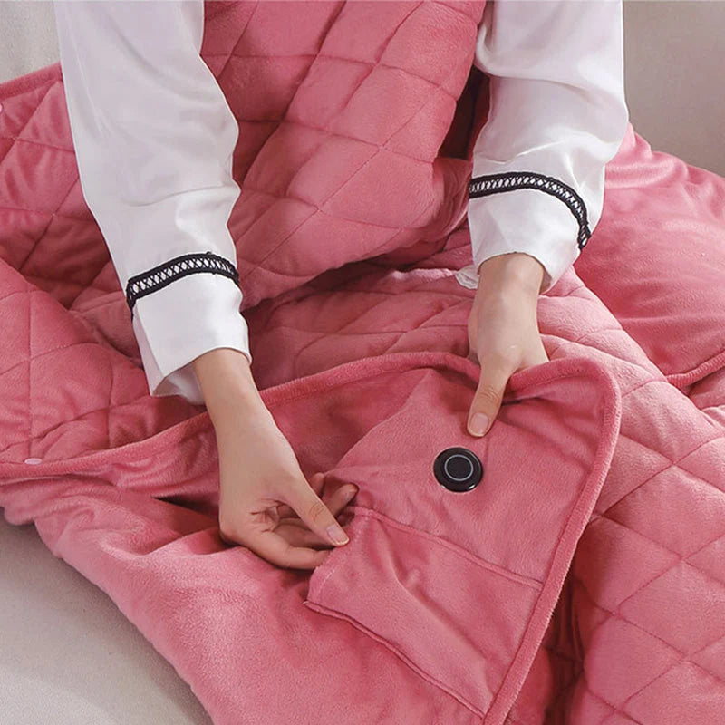 Heated Blanket USB-Powered Soft Lightweight